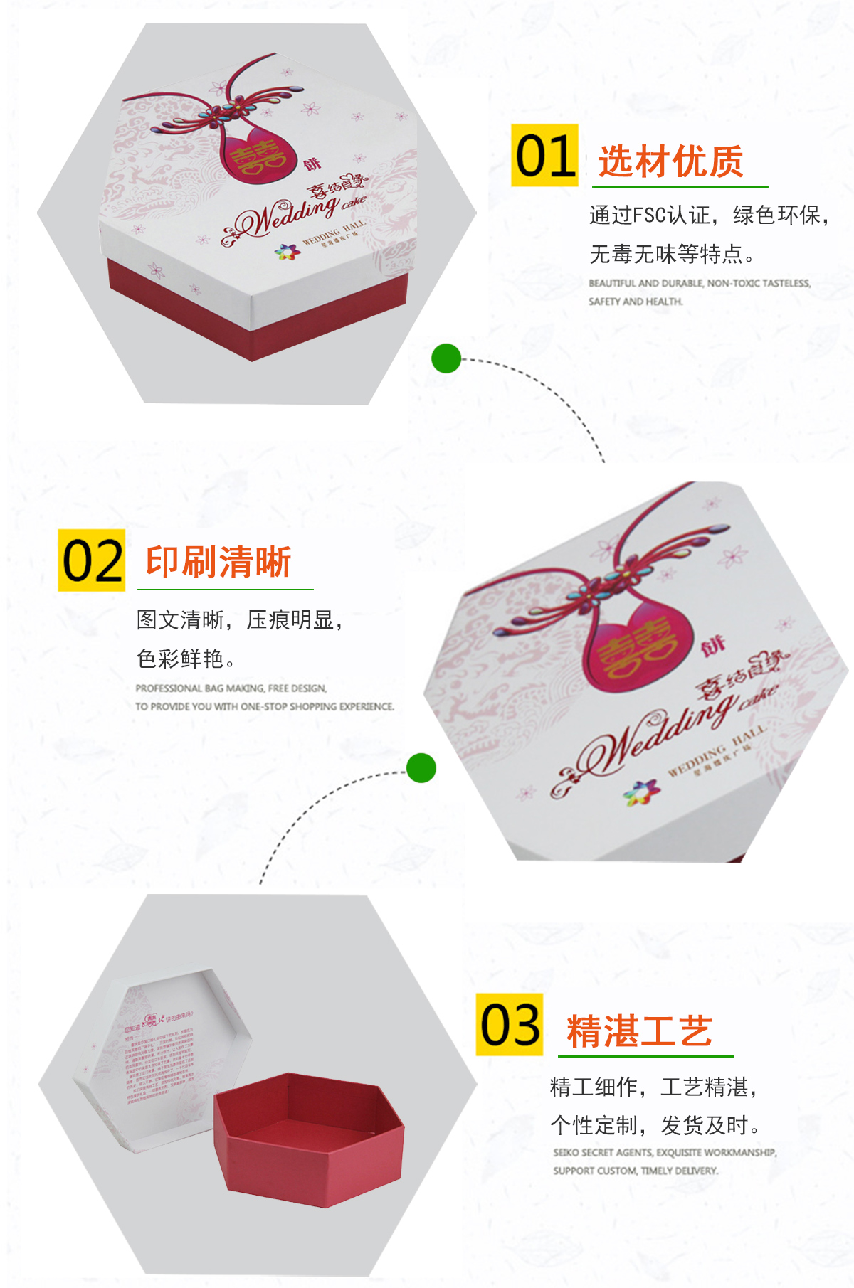 食品折叠包装盒细节